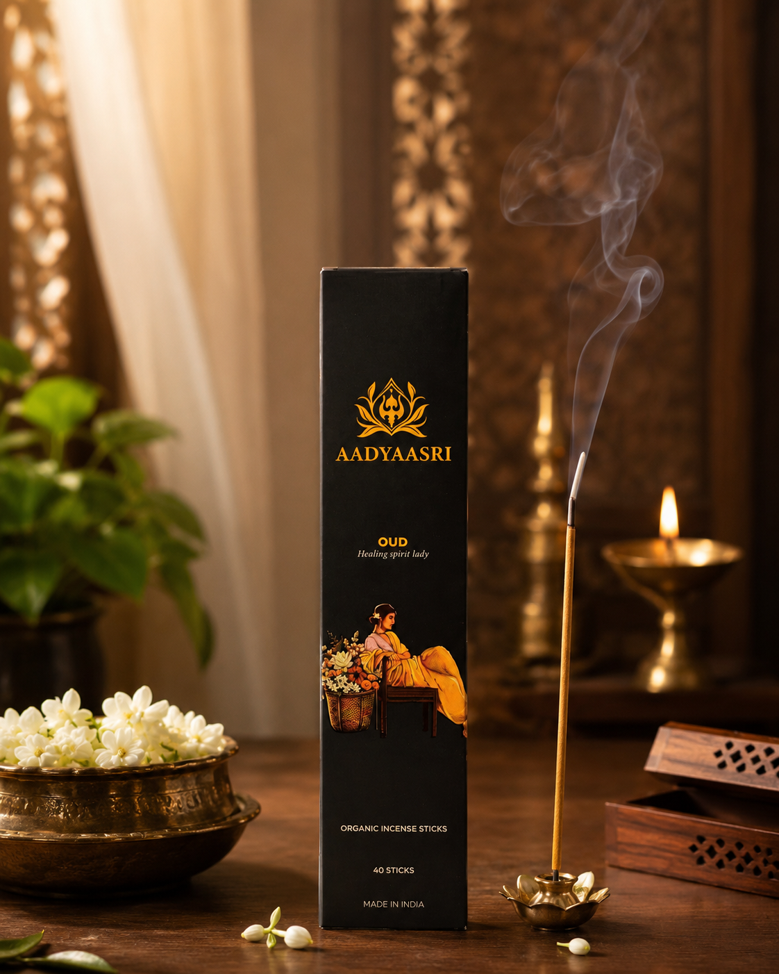 Oud 100% Organic Incense Sticks