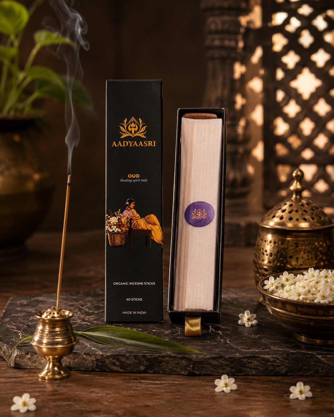 Oud 100% Organic Incense Sticks