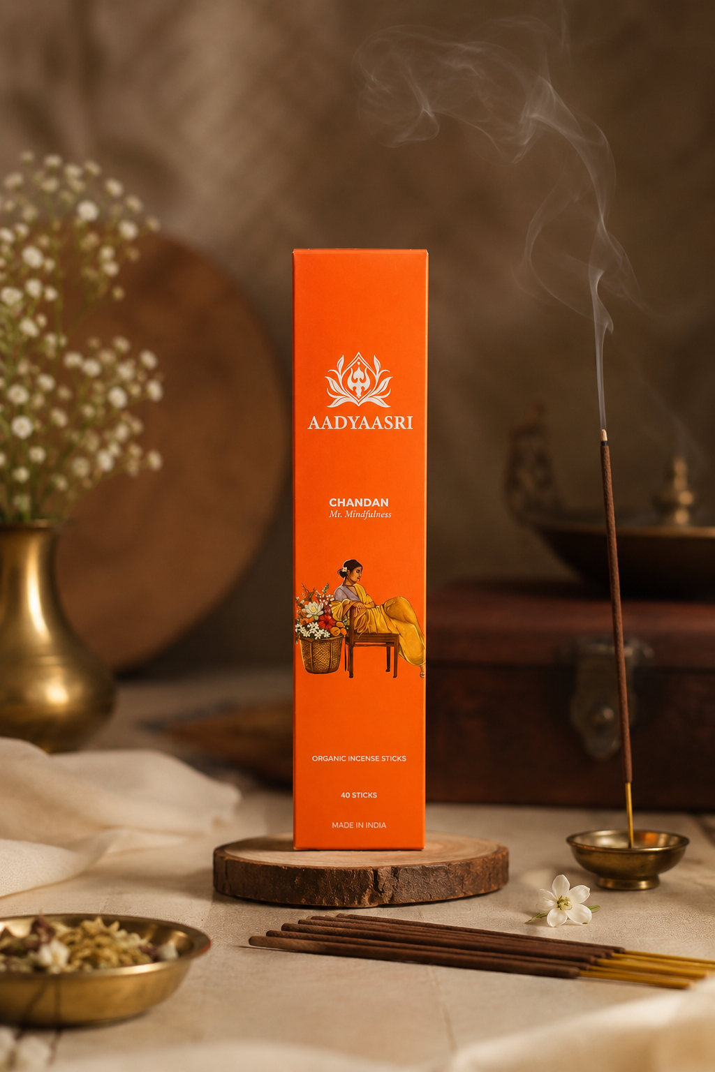 Chandan 100% organic incense stick