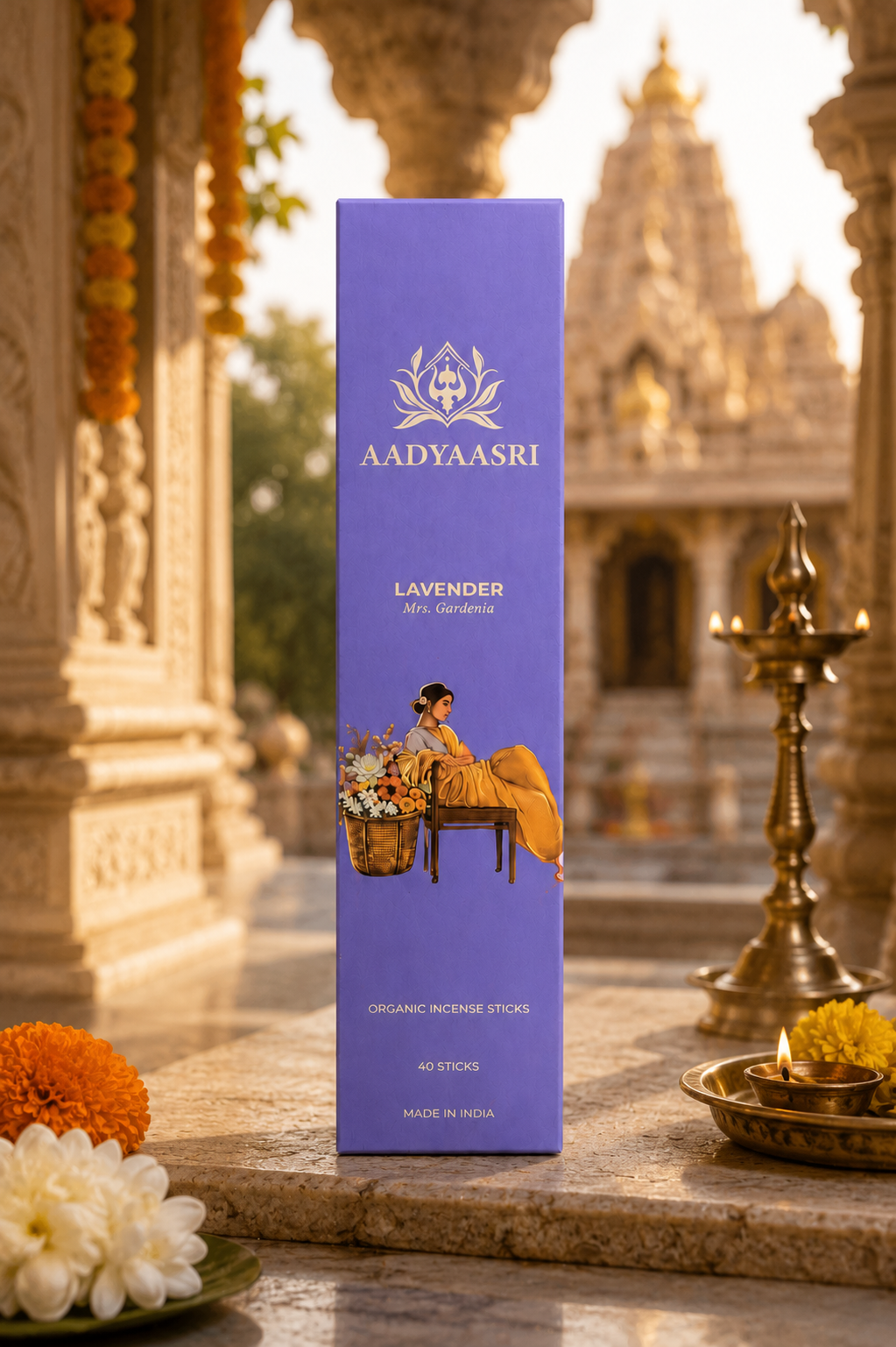 Lavender 100% Organic incense stick