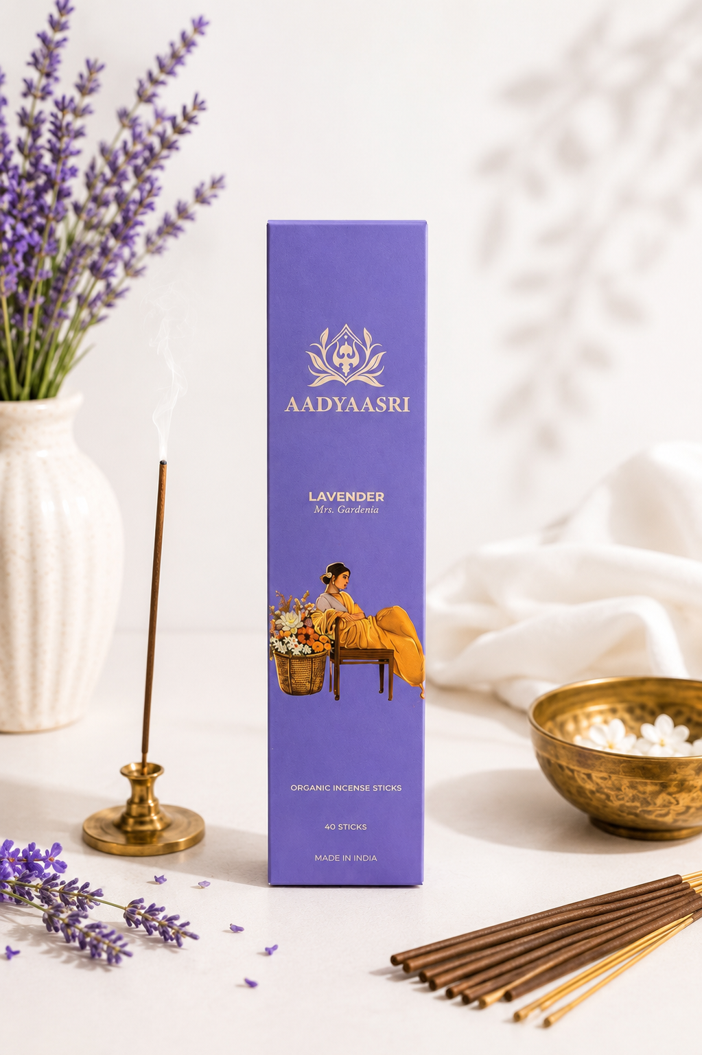 Lavender 100% Organic incense stick