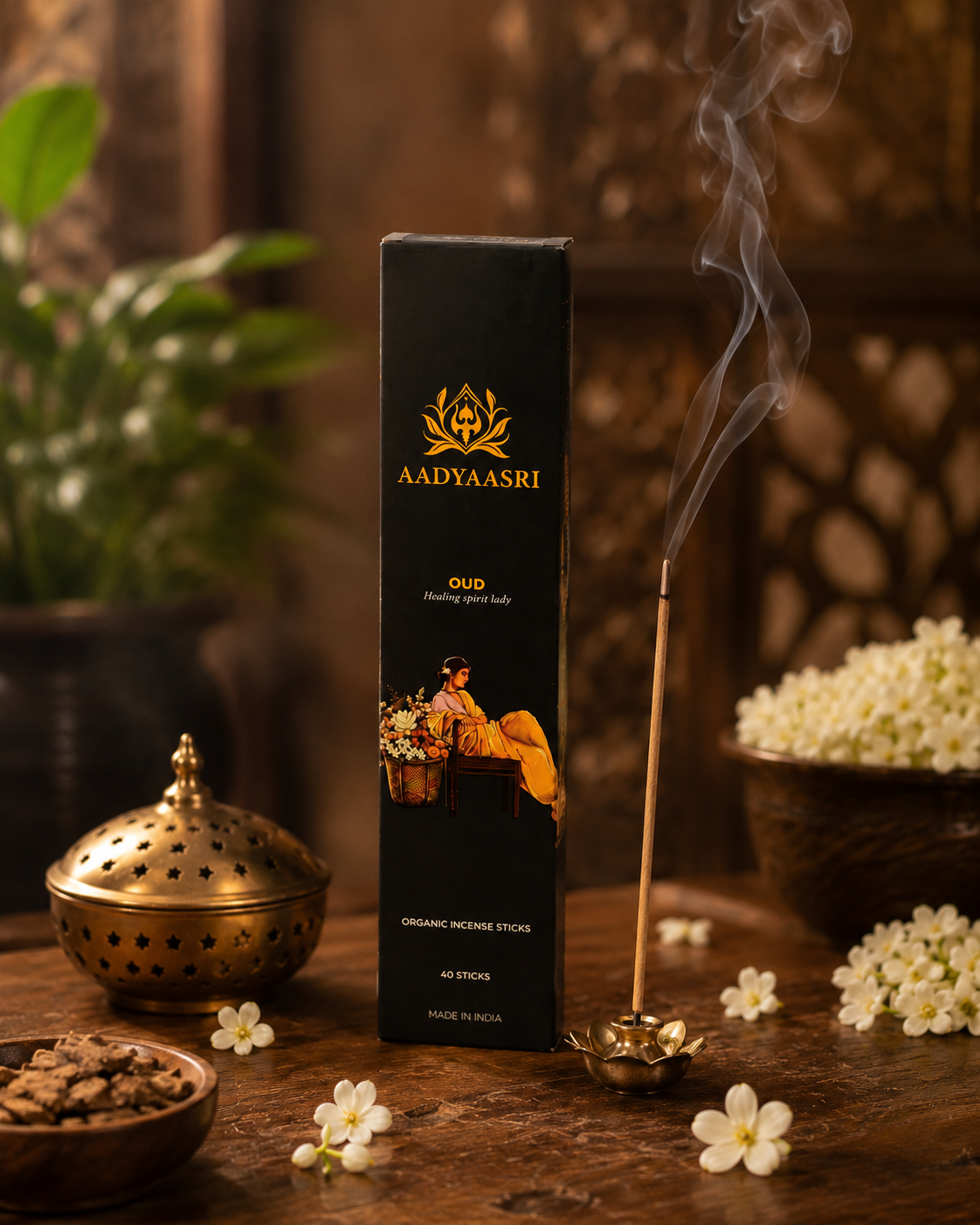 Oud 100% Organic Incense Sticks