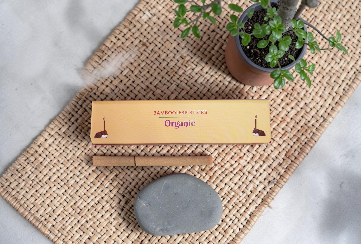 MARIGOLD BAMBOOLESS INCENSE STICKS - SHRI BANKE BIHARI TEMPLE, VRINDAVAN