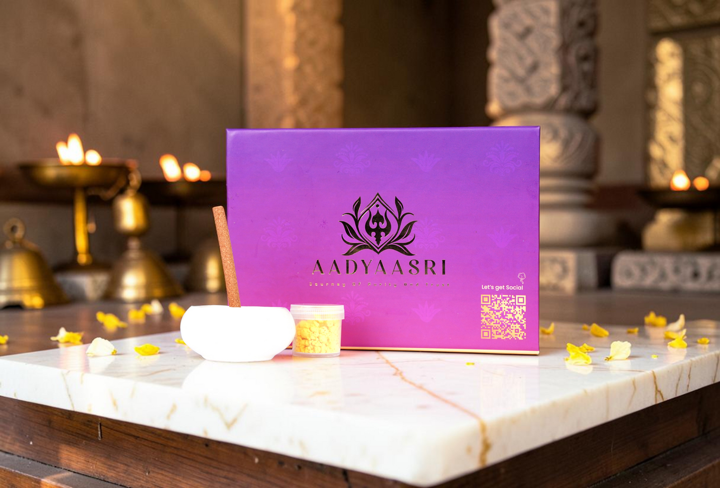 MOGRA BAMBOOLESS INCENSE STICKS - SHRI BANKE BIHARI TEMPLE, VRINDAVAN