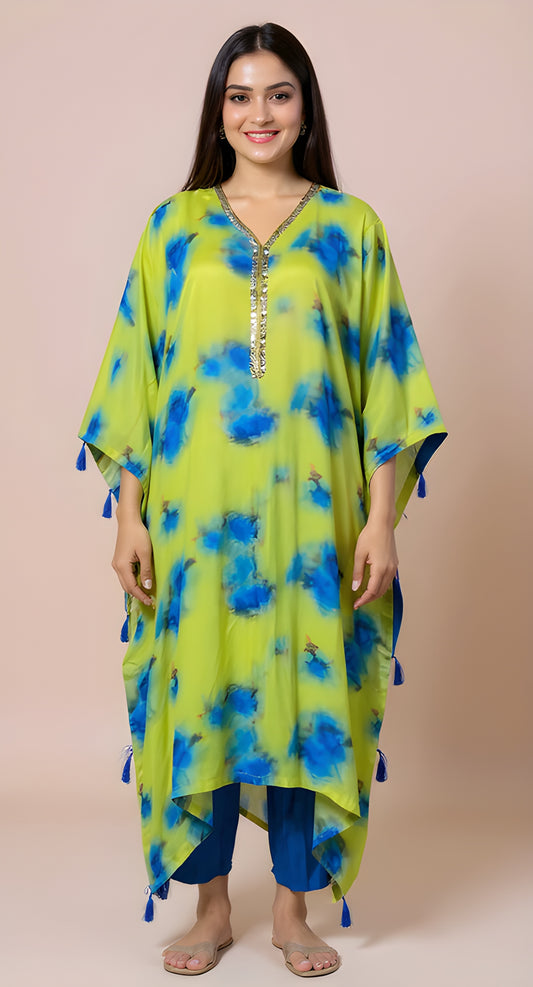 Long Kaaftaan cordset