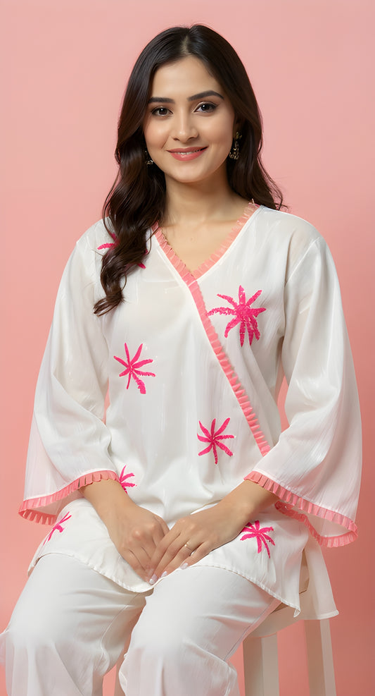 Blush Bloom Kurta Set 🌸